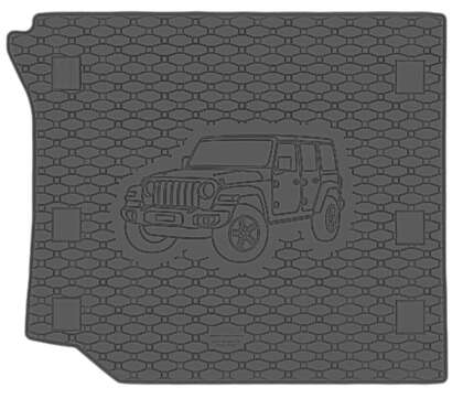 RIGUM dywanik do bagaznika Jeep Wrangler 5D od 2006-2018r. 814040