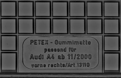 PETEX gumowe dywaniki samochodowe Audi A4 B6 B7 od 2000-2007r. P13110