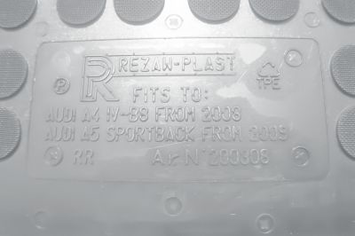 REZAW PLAST 200308S popielate gumowe dywaniki samochodowe Audi A5 Sportback od 2009r. 200308S