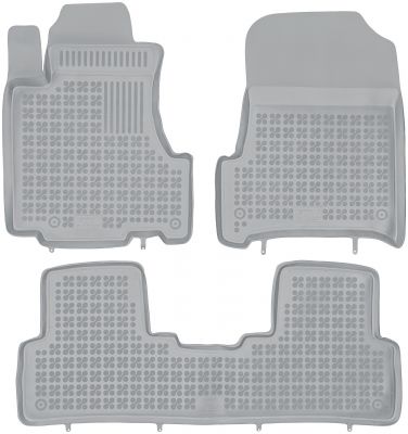 REZAW PLAST popielate gumowe dywaniki samochodowe Honda CR-V od 2007-2012r. 200903S/Z
