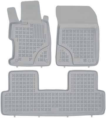 REZAW PLAST popielate gumowe dywaniki samochodowe Honda Civic IX Sedan od 2012-2015r. 200915S/Z