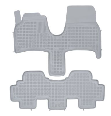 REZAW PLAST popielate gumowe dywaniki samochodowe Fiat Ulysse od 2002-2010r. 201220S