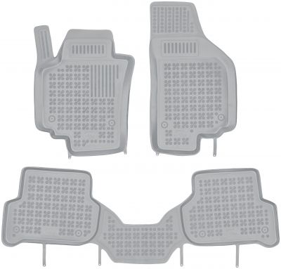 REZAW PLAST popielate gumowe dywaniki samochodowe Seat Altea XL od 2006r. 202005S/Z