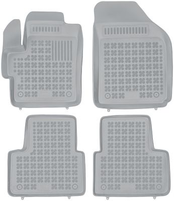 REZAW PLAST popielate gumowe dywaniki samochodowe Chevorlet Spark od 2005-2009r. 202105S/Z