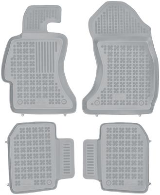 REZAW PLAST popielate gumowe dywaniki samochodowe Subaru XV od 2012r. 202706S/Z
